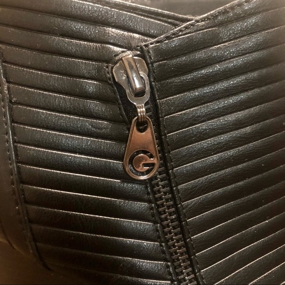 G by Guess Mayko Black Moto Pointed Toe Booties - Picture 9 of 14